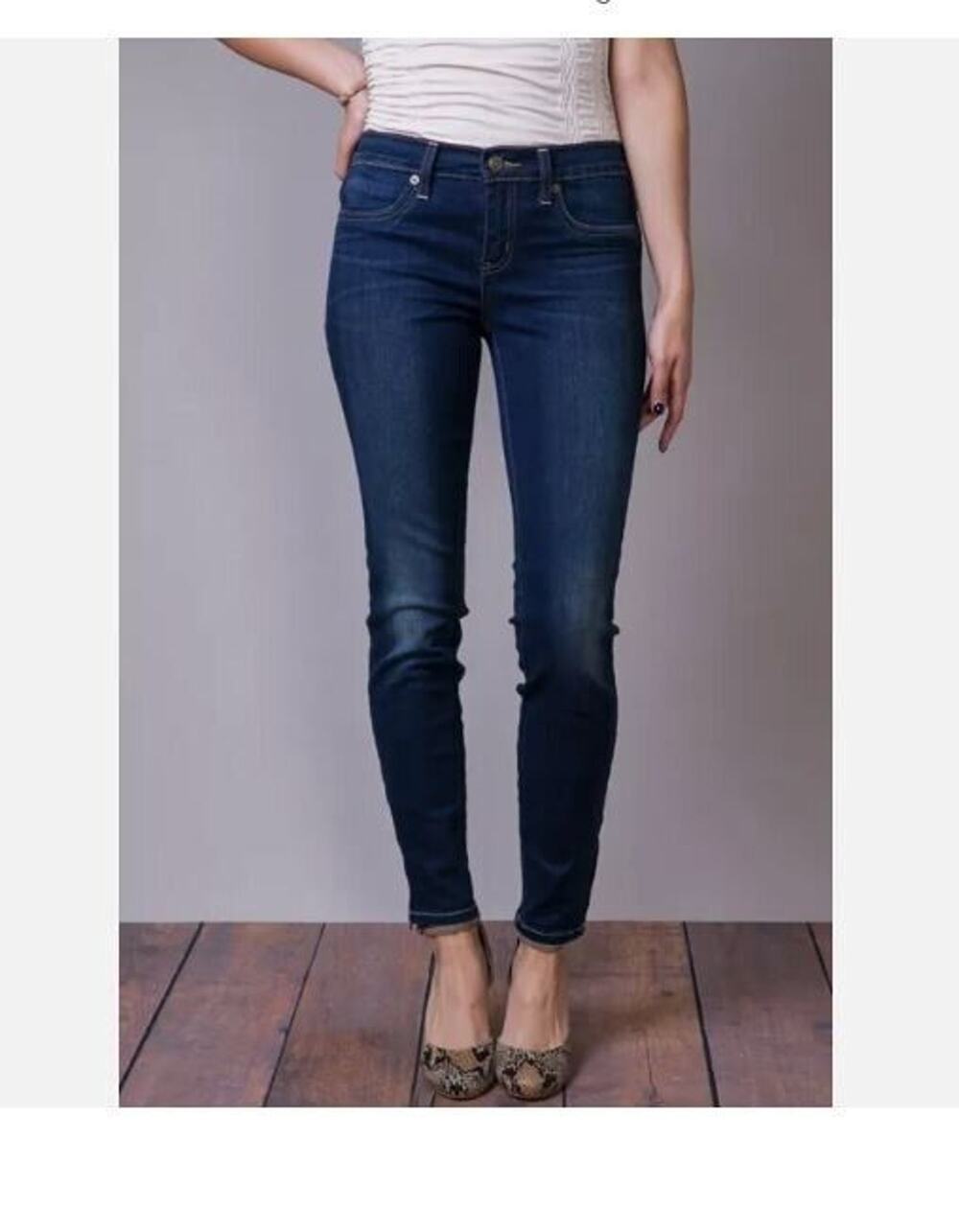 HENRY&BELLE Lila Super Skinny, 5 pocket, Ankle Dark Wash STRETCH Jeans-26" Waist